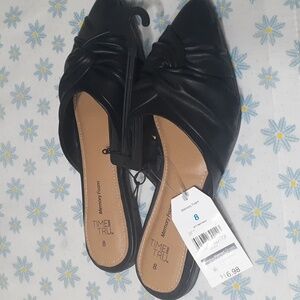 NWT Twist Front Mules